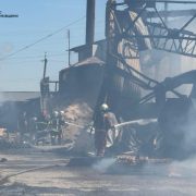 На Калущині горів склад на підприємстві площею понад 1500 м.кв.