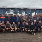 Працівники комунальних підприємств із Франківська будували фортифікації на Донеччині. ФОТО