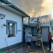 У Городенківській ТГ горів житловий будинок. ФОТО