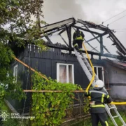 На пожежі в Калуському районі травмувалась жінка