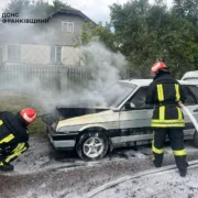 У Крилосі горів легковий автомобіль