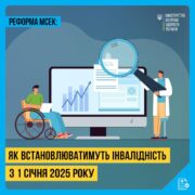 Як встановлюватимуть інвалідність з 1 січня 2025 року