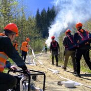 На Верховинщині рятувальники вчилися гасити пожежі в екосистемах. ФОТО