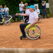 Італійські паралімпійці провели у Франківську майстер-клас та подарували спорядження українським спортсменам